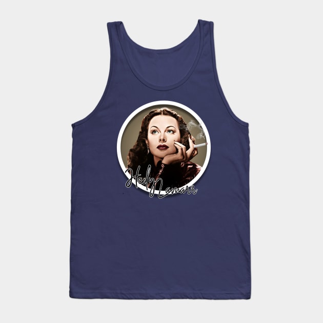 Hedy Lamarr Tank Top by Indecent Designs